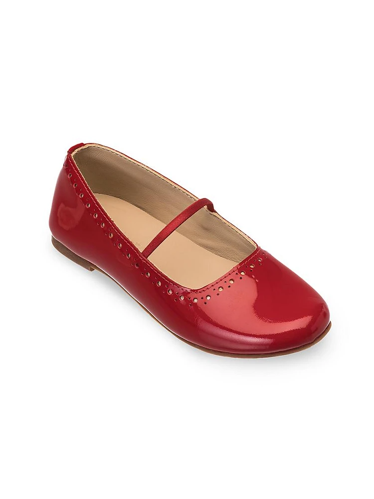 Baby's & Girl's Sasha Leather Ballerina Flats