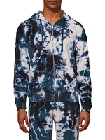 Jibe Tie-Dye Cotton Hoodie