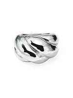 Classi Classico Sterling Silver Curved Pastry Ring