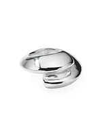 Classi Classico Hammered Sterling Silver Bypass Ring