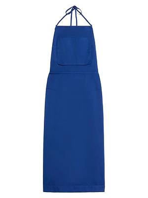 Temide Canvas Halterneck Midi-Dress