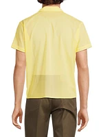 Cotton-Blend Boxy Camp Shirt