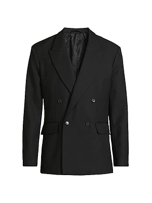 Pico Wool Double-Breasted Blazer