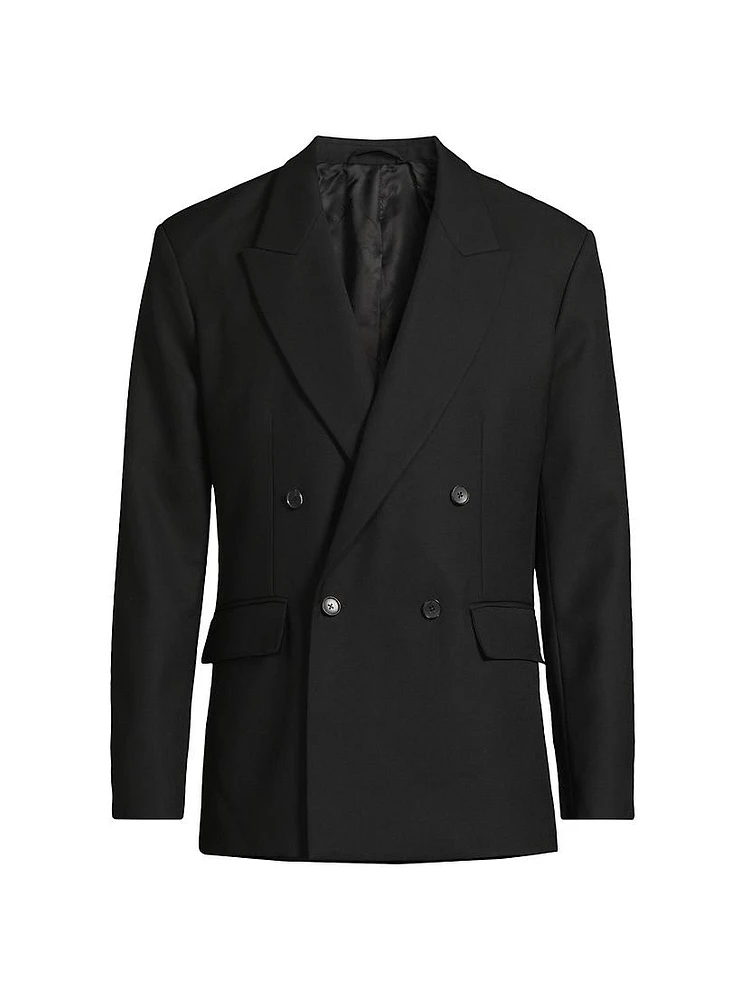 Pico Wool Double-Breasted Blazer