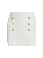 Imogen A-Line Buttoned Mini Skirt