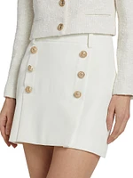 Imogen A-Line Buttoned Mini Skirt