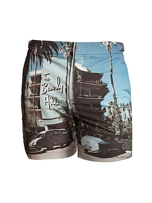 Bulldog Photographic Swim Trunks