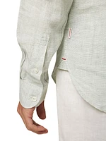 Giles Linen Button-Front Shirt