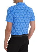 Iron Skull Knit Polo Shirt