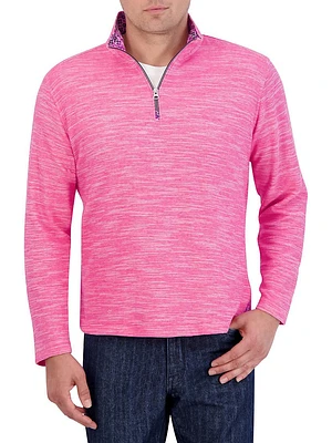 Ledson Cotton Quarter-Zip Sweatshirt