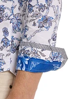 Sea Bloom Floral Cotton-Blend Shirt