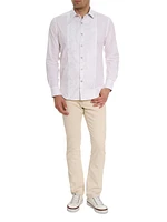 Clarion Cotton Button-Front Shirt