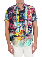 Boreal Graphic Button-Front Shirt