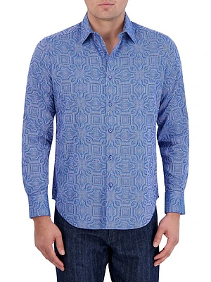 Voyage Woven Button-Up Shirt