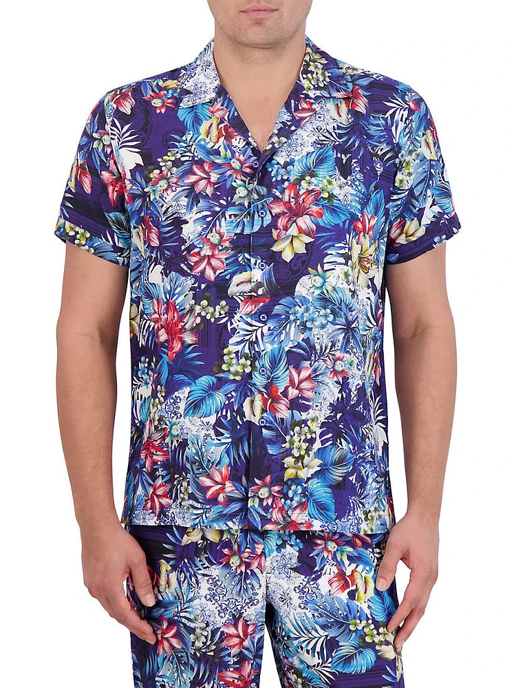 Merrick Floral Camp Shirt