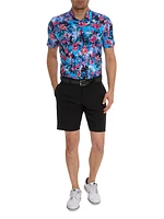 Island Time Graphic Polo Shirt