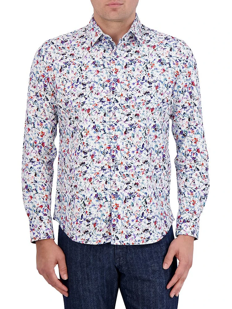 Bavaro Abstract Button-Front Shirt