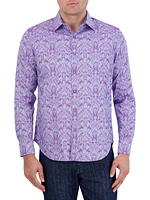 Highland Abstract Button-Front Shirt