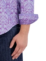 Highland Abstract Button-Front Shirt