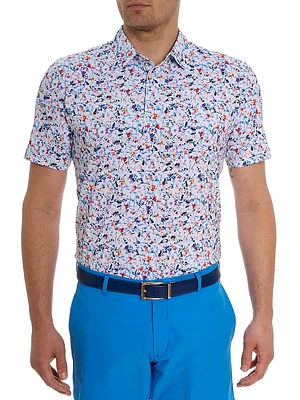 Lucca Floral Polo Shirt