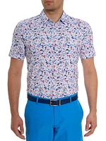 Lucca Floral Polo Shirt