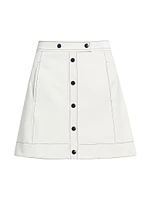 Ciara Topstitch Miniskirt