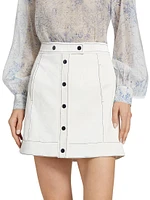 Ciara Topstitch Miniskirt