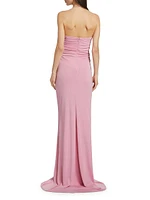 Jenna Strapless Ruffled Gown