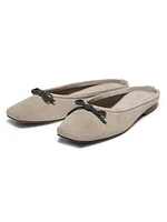 Suede Ballet Flats