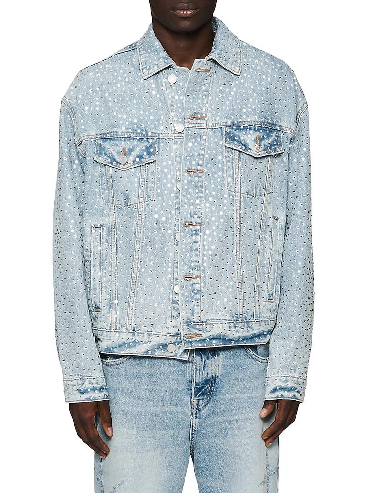 Crystal Galore Denim Jacket