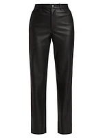 Faux Leather Slim Pants