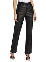 Faux Leather Slim Pants