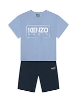 Little Boy's & Fleece Bermuda Shorts