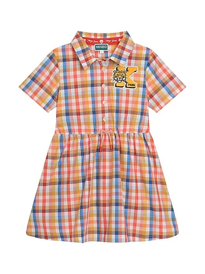 Little Girl's & Checked Cotton Dress