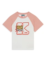 Little Girl's & Logo Cotton T-Shirt