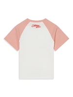 Little Girl's & Logo Cotton T-Shirt