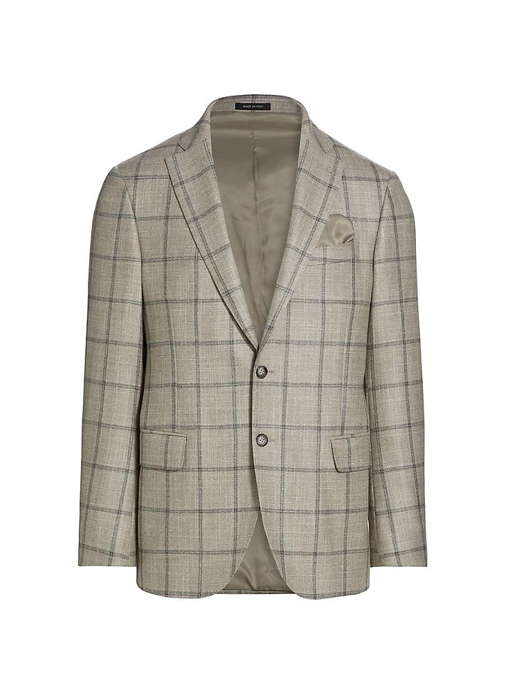 COLLECTION Plaid Wool-Blend Sportcoat