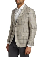 COLLECTION Plaid Wool-Blend Sportcoat