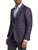 COLLECTION Plaid Stretch Wool Sport Coat