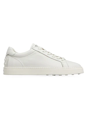 Allacciata Cassetta Leather Sneakers