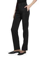 Low-Rise Pants Stretch Gabardine