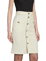 Saharienne Mini Skirt Canvas