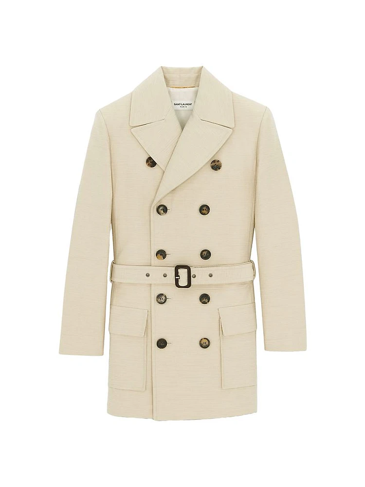 Saharienne Jacket Cotton & Wool