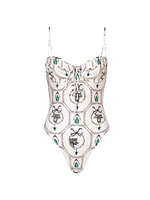 Alma Ebano Alhaja Printed One-Piece Swimsuit