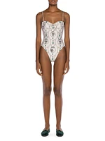 Alma Ebano Alhaja Printed One-Piece Swimsuit