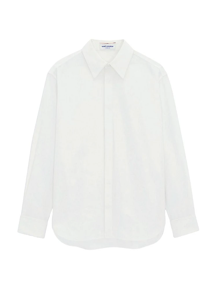 Boyfriend Shirt Cotton Poplin