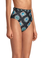 Alma Nopal Platero High-Rise Bikini Bottom