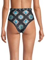 Alma Nopal Platero High-Rise Bikini Bottom