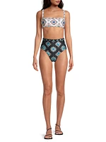 Alma Nopal Platero High-Rise Bikini Bottom