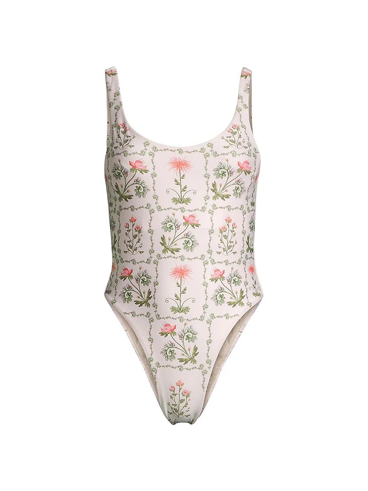 Alma Gema Oasis Floral One-Piece Swimsuit